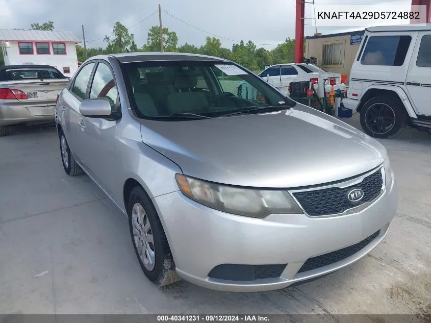 KNAFT4A29D5724882 2013 Kia Forte Lx