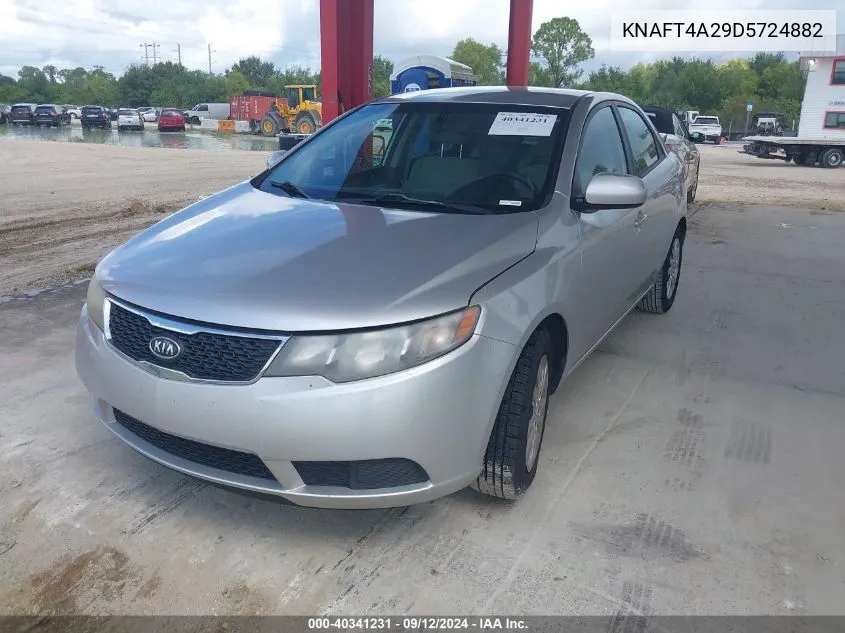 KNAFT4A29D5724882 2013 Kia Forte Lx