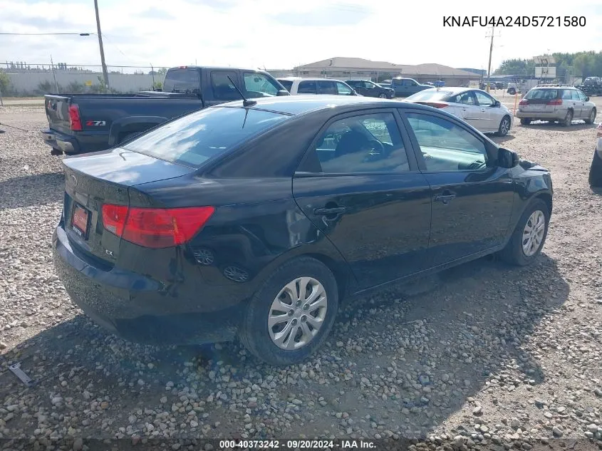 2013 Kia Forte Ex VIN: KNAFU4A24D5721580 Lot: 40373242