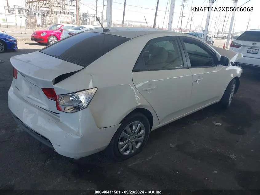 2013 Kia Forte Lx VIN: KNAFT4A2XD5666068 Lot: 40411581