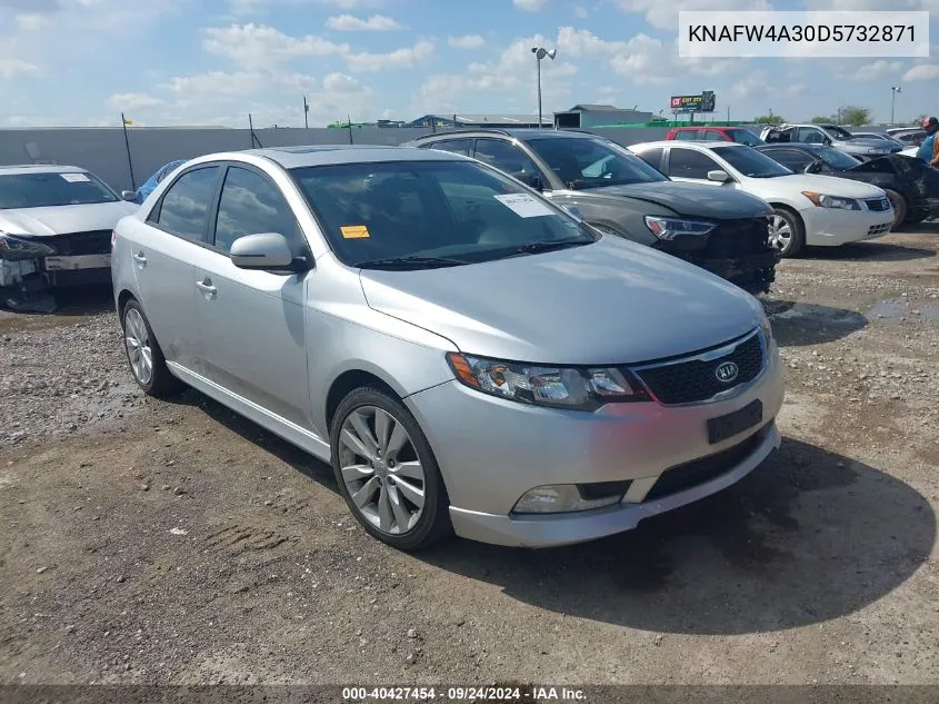 2013 Kia Forte Sx VIN: KNAFW4A30D5732871 Lot: 40427454