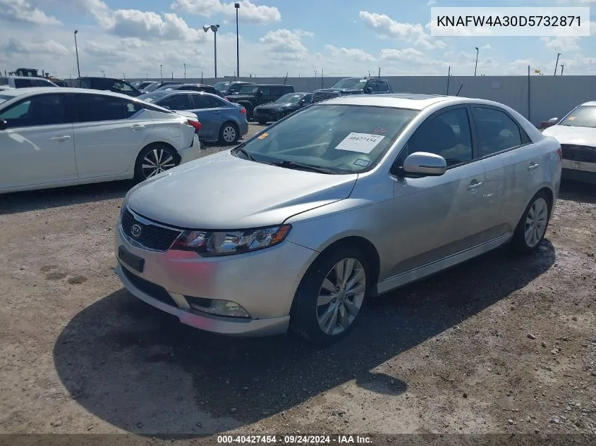 2013 Kia Forte Sx VIN: KNAFW4A30D5732871 Lot: 40427454