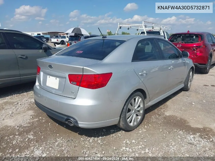 KNAFW4A30D5732871 2013 Kia Forte Sx