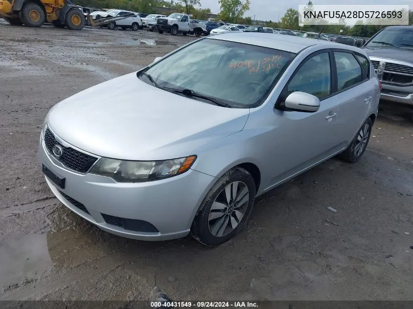 2013 Kia Forte Ex VIN: KNAFU5A28D5726593 Lot: 40431549