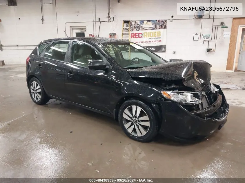 2013 Kia Forte Ex VIN: KNAFU5A23D5672796 Lot: 40438939