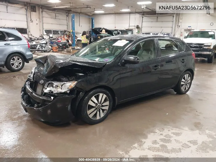 2013 Kia Forte Ex VIN: KNAFU5A23D5672796 Lot: 40438939