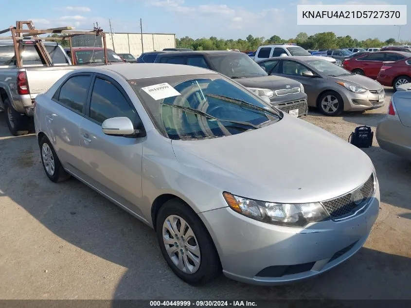 KNAFU4A21D5727370 2013 Kia Forte Ex