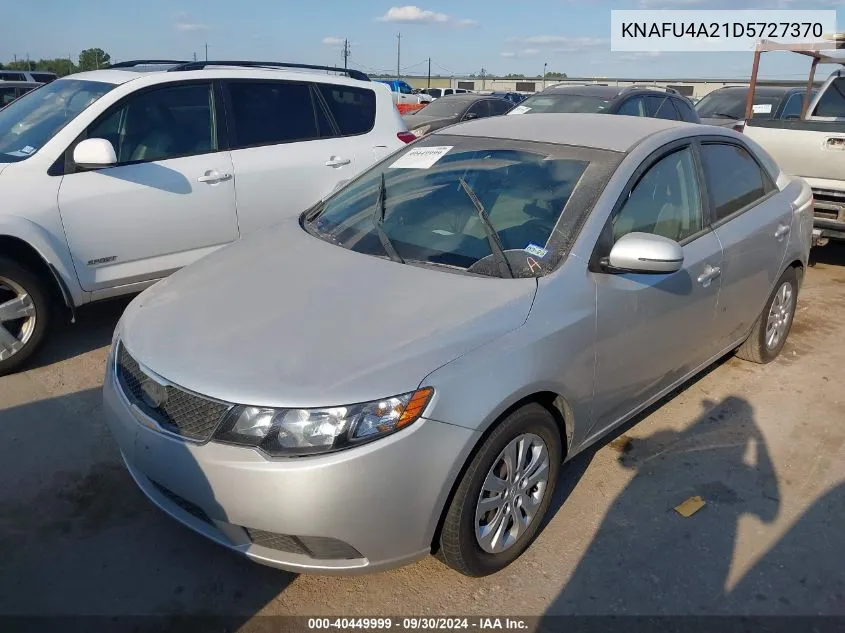 KNAFU4A21D5727370 2013 Kia Forte Ex