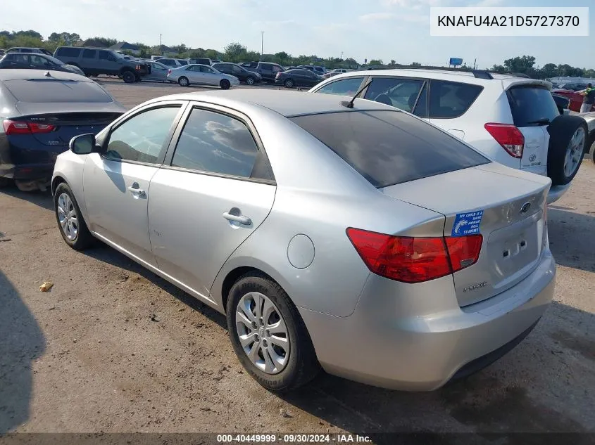 2013 Kia Forte Ex VIN: KNAFU4A21D5727370 Lot: 40449999