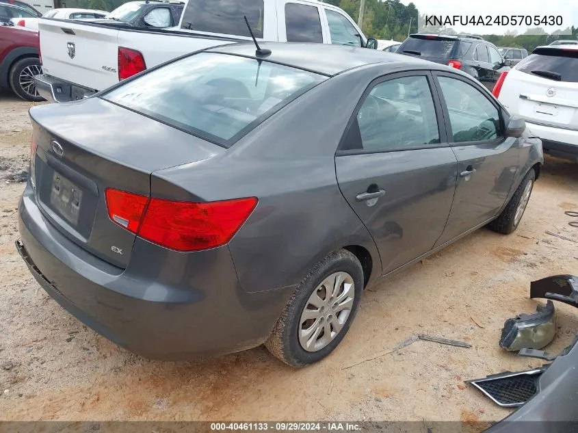 KNAFU4A24D5705430 2013 Kia Forte Ex