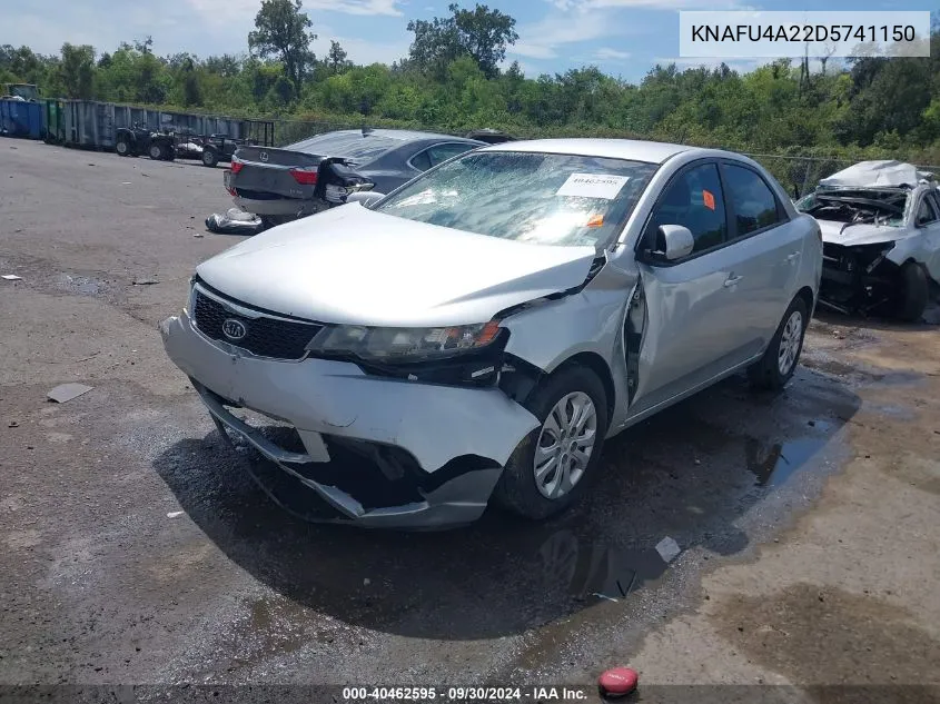 2013 Kia Forte Ex VIN: KNAFU4A22D5741150 Lot: 40462595