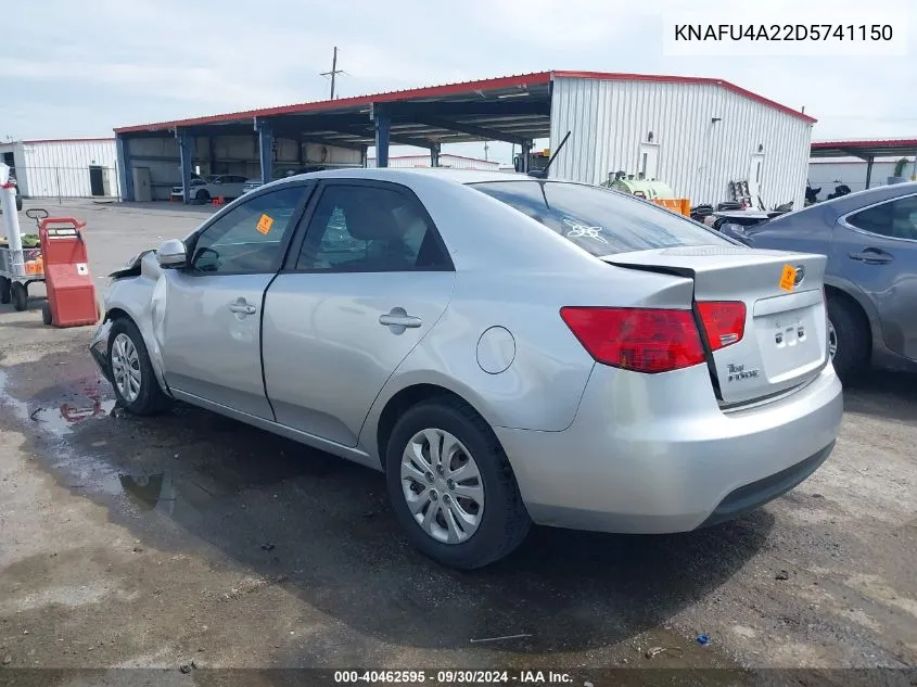 KNAFU4A22D5741150 2013 Kia Forte Ex