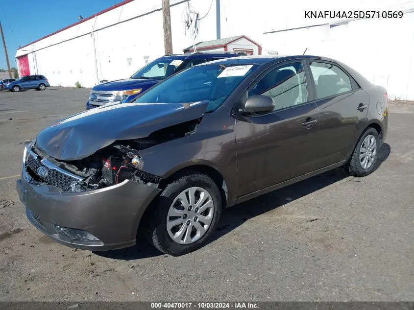 2013 Kia Forte Ex VIN: KNAFU4A25D5710569 Lot: 40470017