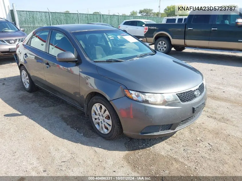 2013 Kia Forte Ex VIN: KNAFU4A23D5723787 Lot: 40498331