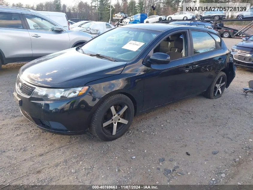 2013 Kia Forte Ex VIN: KNAFU5A27D5728139 Lot: 40769663