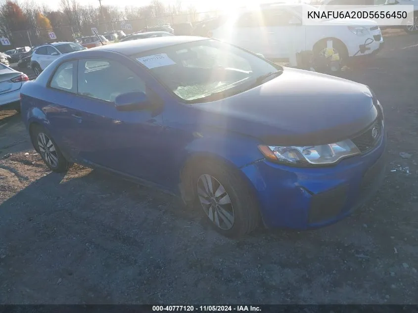 2013 Kia Forte Koup Ex VIN: KNAFU6A20D5656450 Lot: 40777120