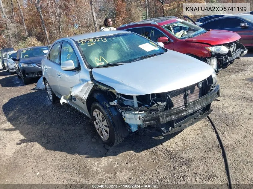 2013 Kia Forte Ex VIN: KNAFU4A2XD5741199 Lot: 40783273