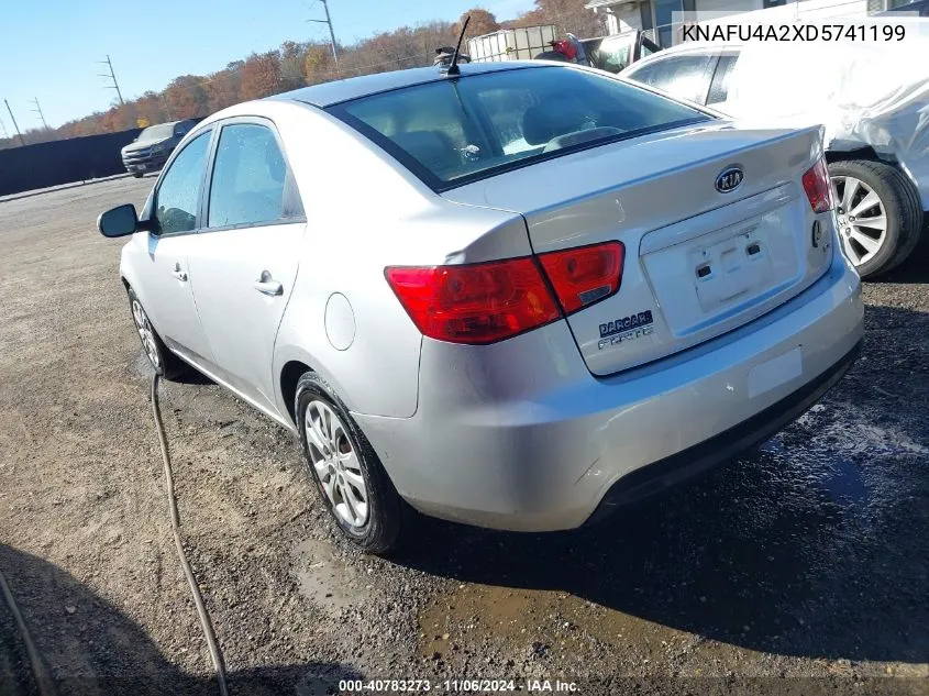 2013 Kia Forte Ex VIN: KNAFU4A2XD5741199 Lot: 40783273