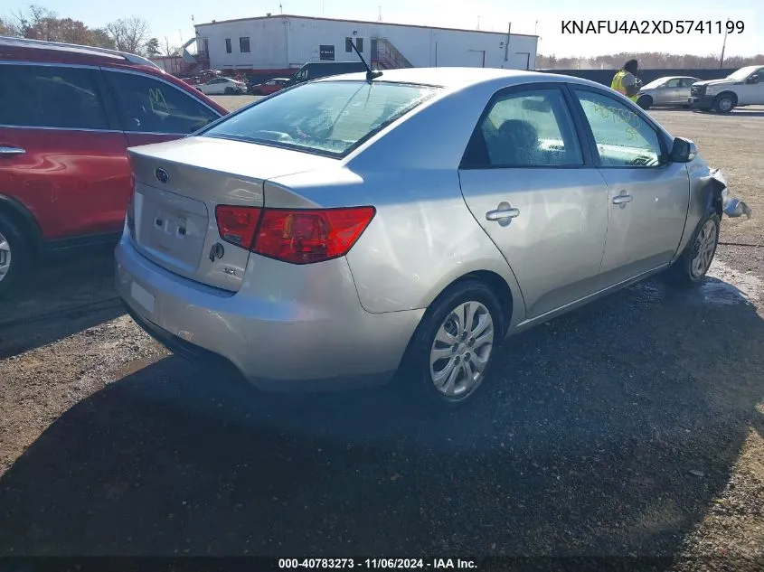 2013 Kia Forte Ex VIN: KNAFU4A2XD5741199 Lot: 40783273