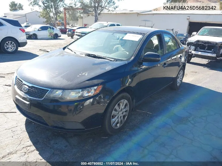 2013 Kia Forte Ex VIN: KNAFU4A26D5682342 Lot: 40790852