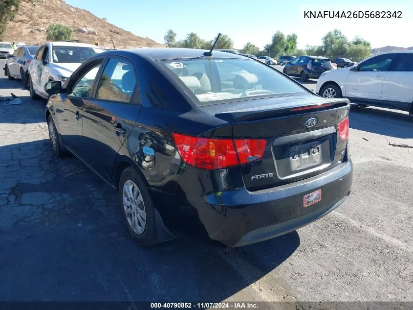 2013 Kia Forte Ex VIN: KNAFU4A26D5682342 Lot: 40790852