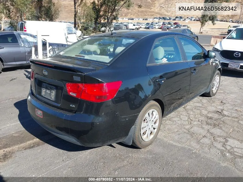 2013 Kia Forte Ex VIN: KNAFU4A26D5682342 Lot: 40790852