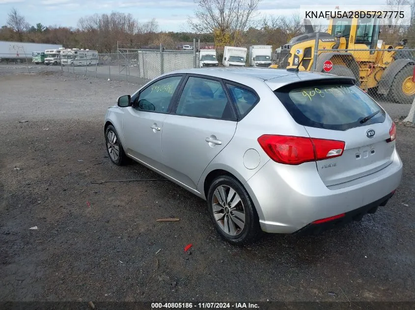 2013 Kia Forte Ex VIN: KNAFU5A28D5727775 Lot: 40805186