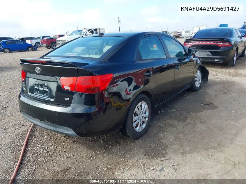 2013 Kia Forte Ex VIN: KNAFU4A29D5691427 Lot: 40810189