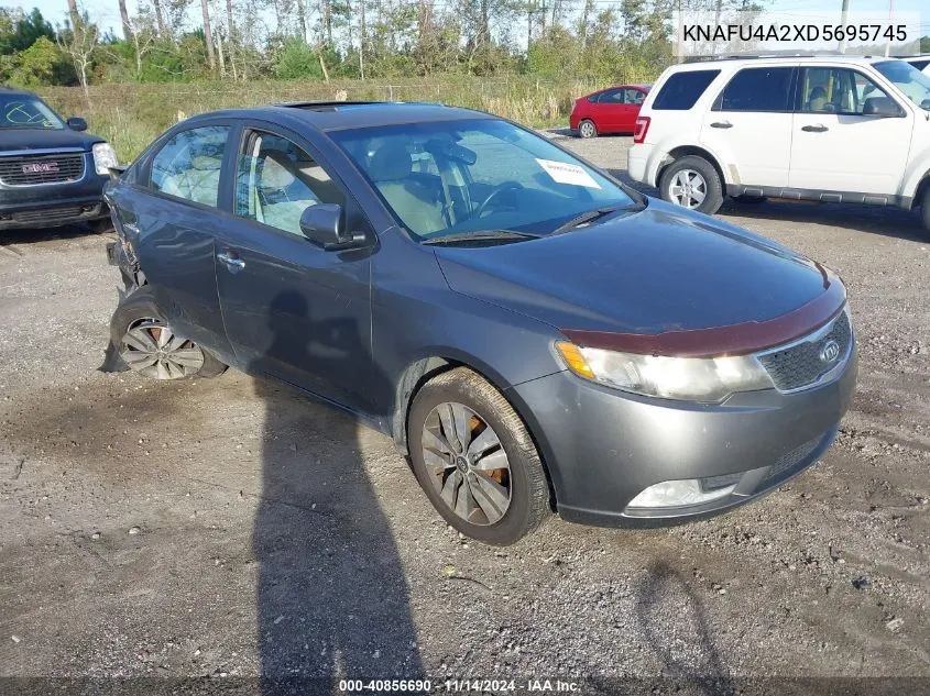 KNAFU4A2XD5695745 2013 Kia Forte Ex