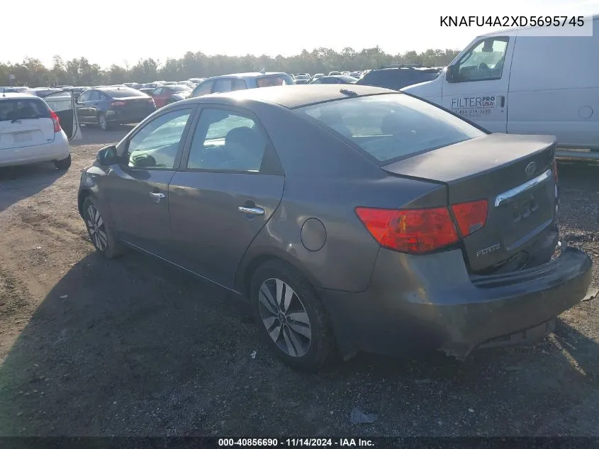 KNAFU4A2XD5695745 2013 Kia Forte Ex