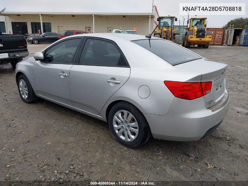 KNAFT4A28D5708818 2013 Kia Forte Lx