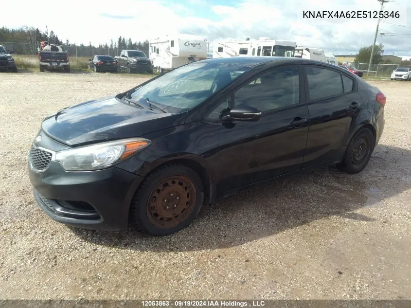 KNAFX4A62E5125346 2014 Kia Forte Lx