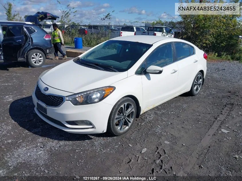 KNAFX4A83E5243455 2014 Kia Forte