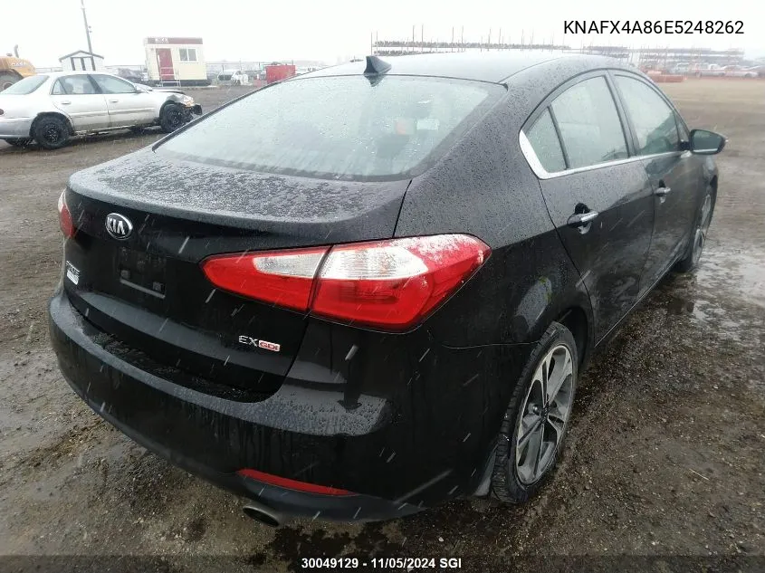 2014 Kia Forte Ex VIN: KNAFX4A86E5248262 Lot: 30049129