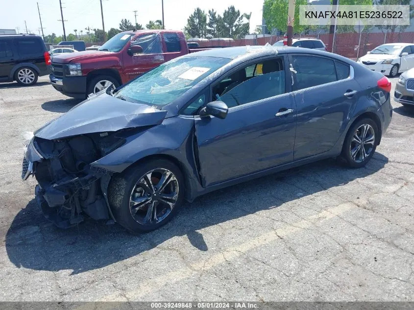 KNAFX4A81E5236522 2014 Kia Forte Ex