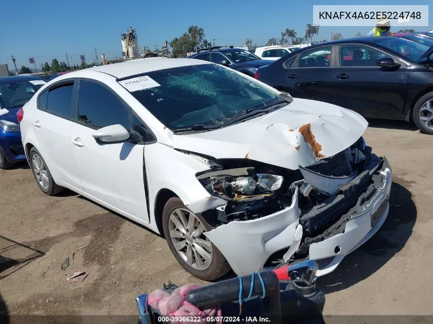 KNAFX4A62E5224748 2014 Kia Forte Lx