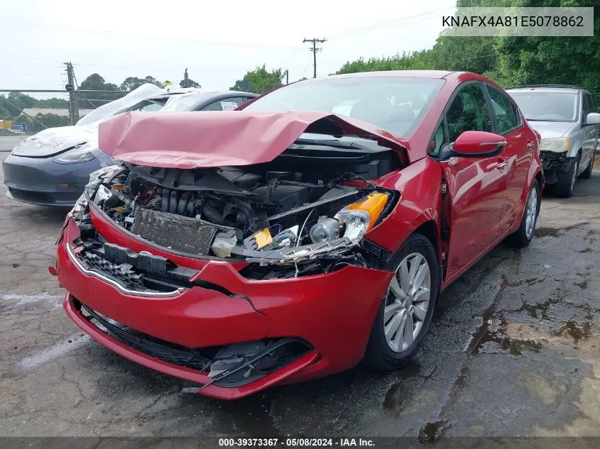 KNAFX4A81E5078862 2014 Kia Forte Ex