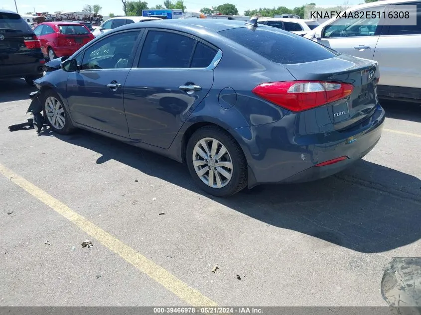 KNAFX4A82E5116308 2014 Kia Forte Ex