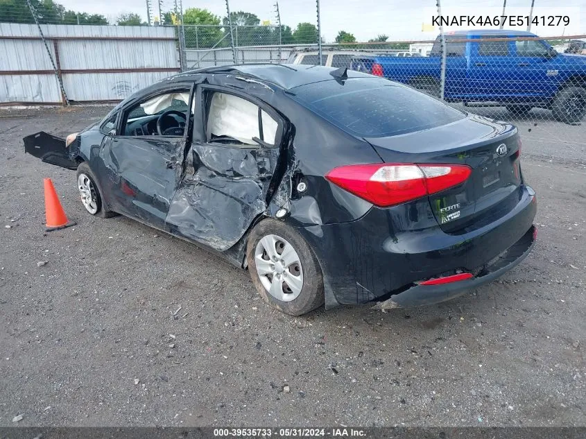 KNAFK4A67E5141279 2014 Kia Forte Lx