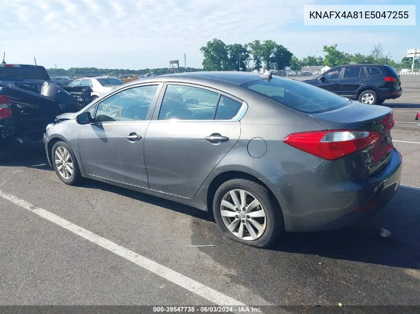 2014 Kia Forte Ex VIN: KNAFX4A81E5047255 Lot: 39547738