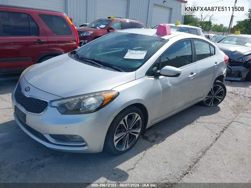 KNAFX4A87E5111508 2014 Kia Forte Ex