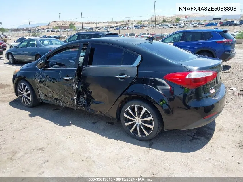 2014 Kia Forte Ex VIN: KNAFX4A82E5088803 Lot: 39619613