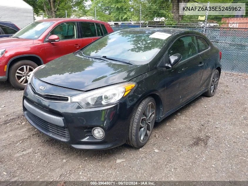 2014 Kia Forte Koup Sx VIN: KNAFZ6A35E5245962 Lot: 39649071