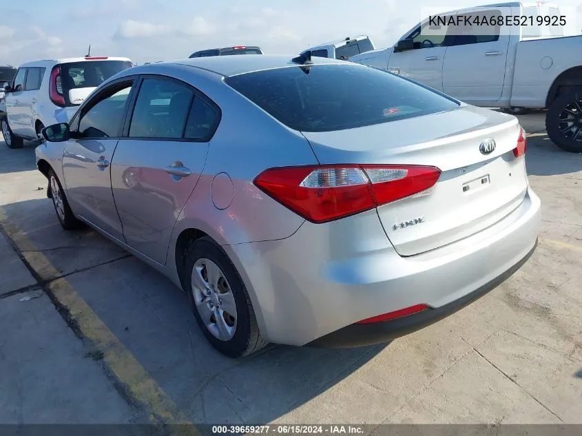 KNAFK4A68E5219925 2014 Kia Forte Lx