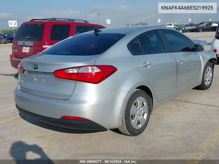 2014 Kia Forte Lx VIN: KNAFK4A68E5219925 Lot: 39659277