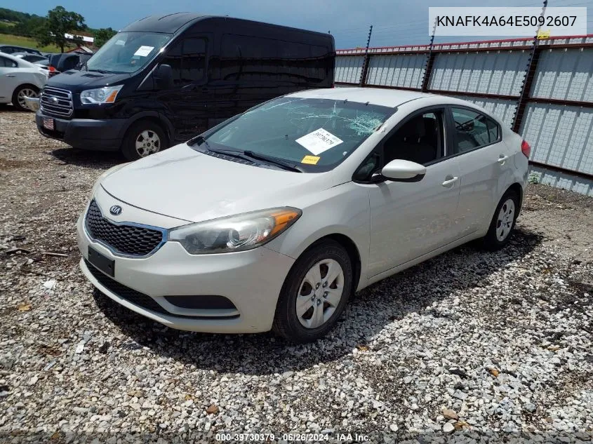 KNAFK4A64E5092607 2014 Kia Forte Lx