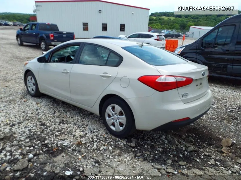 KNAFK4A64E5092607 2014 Kia Forte Lx