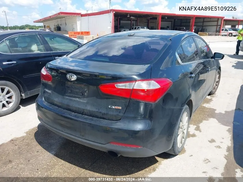 2014 Kia Forte Ex VIN: KNAFX4A89E5109226 Lot: 39731433