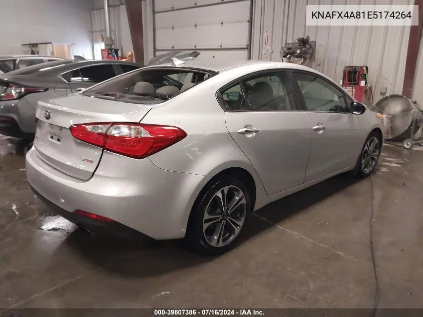 KNAFX4A81E5174264 2014 Kia Forte Ex