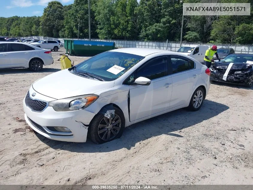 2014 Kia Forte Ex VIN: KNAFX4A89E5051571 Lot: 39835250